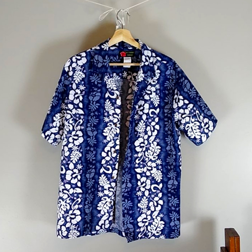 ALI'I Floral button-down - Lg